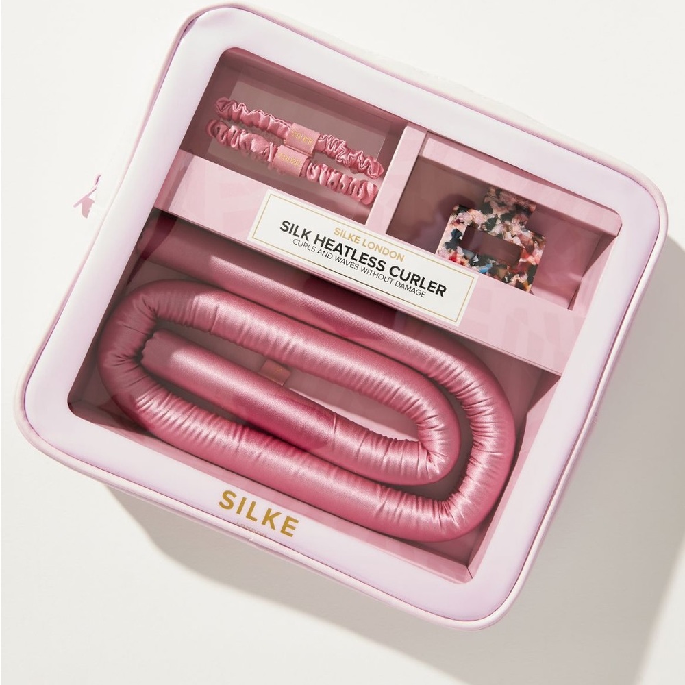 NWT* SILKE London Heatless Curler Set- Pink
